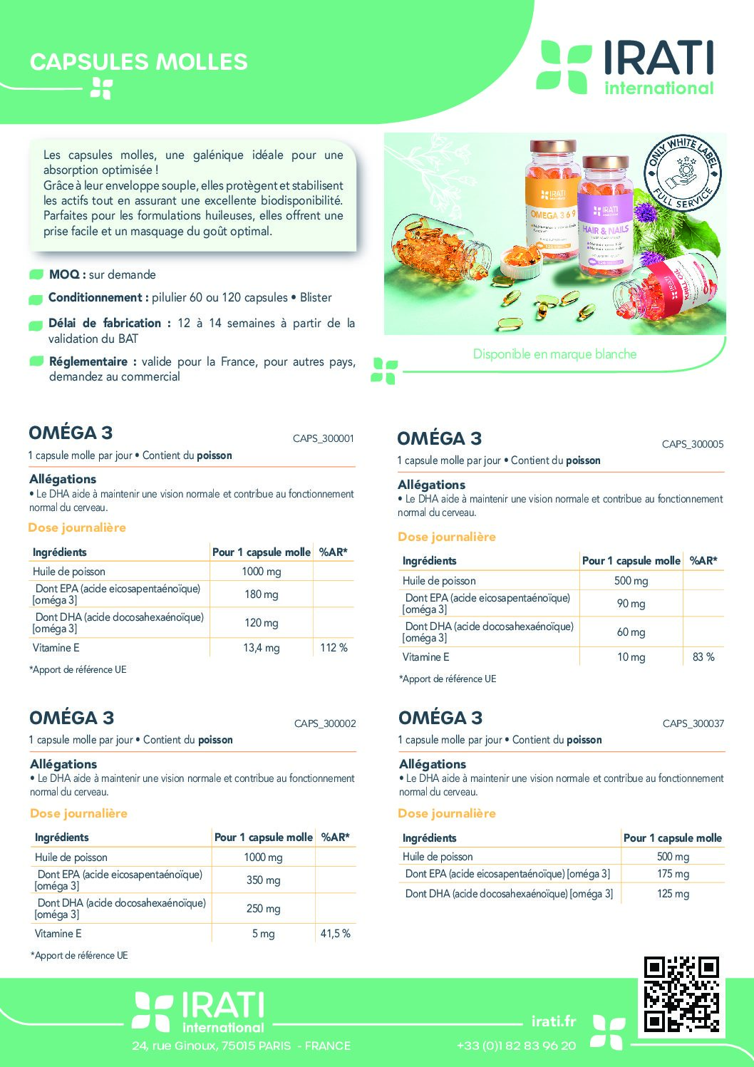 FLYER CAPSULES MOLLES IRATI