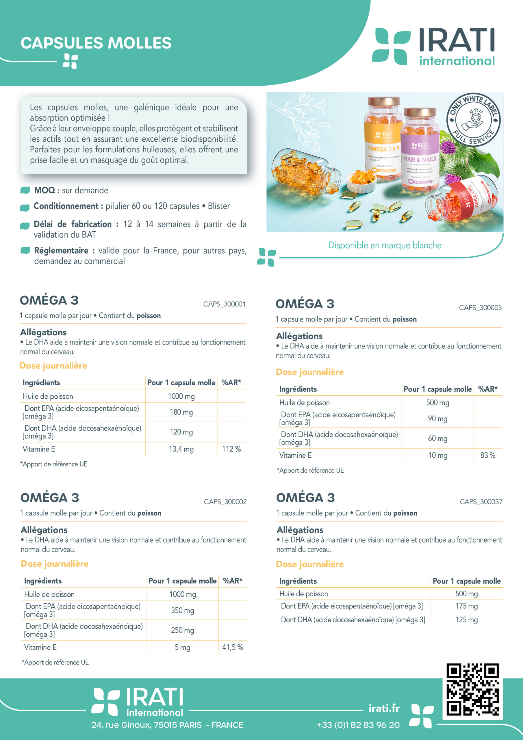 FLYER CAPSULES MOLLES IRATI