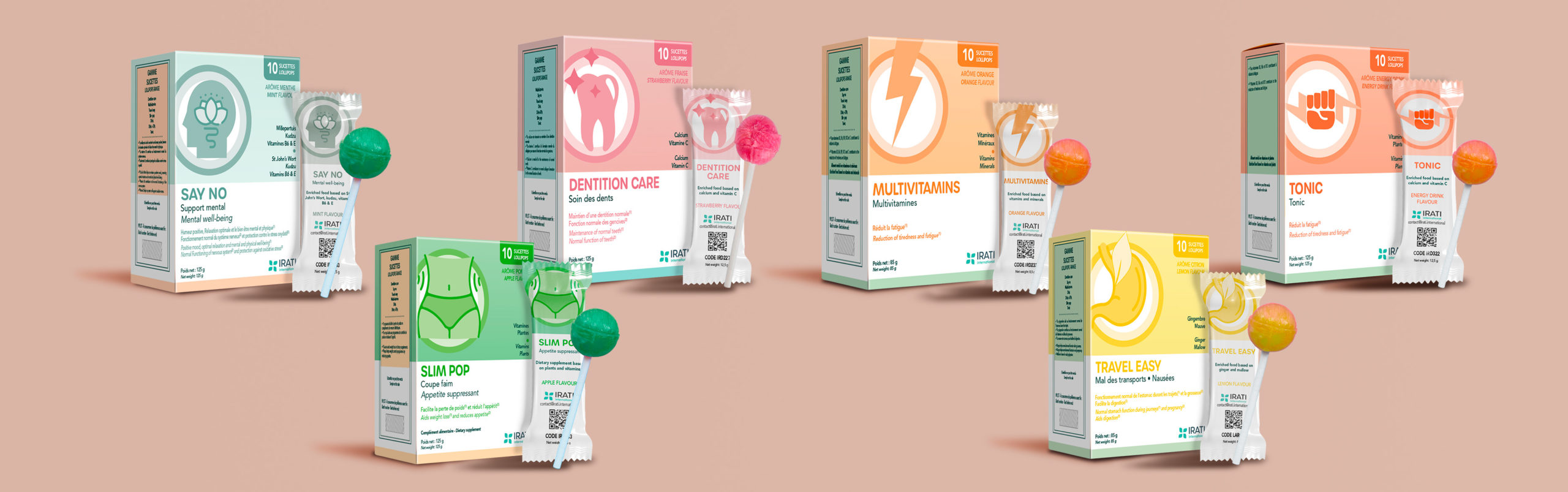 Références standards sucettes Irati